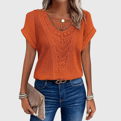 Georgette | Elegante Bluse im Ibiza-Stil