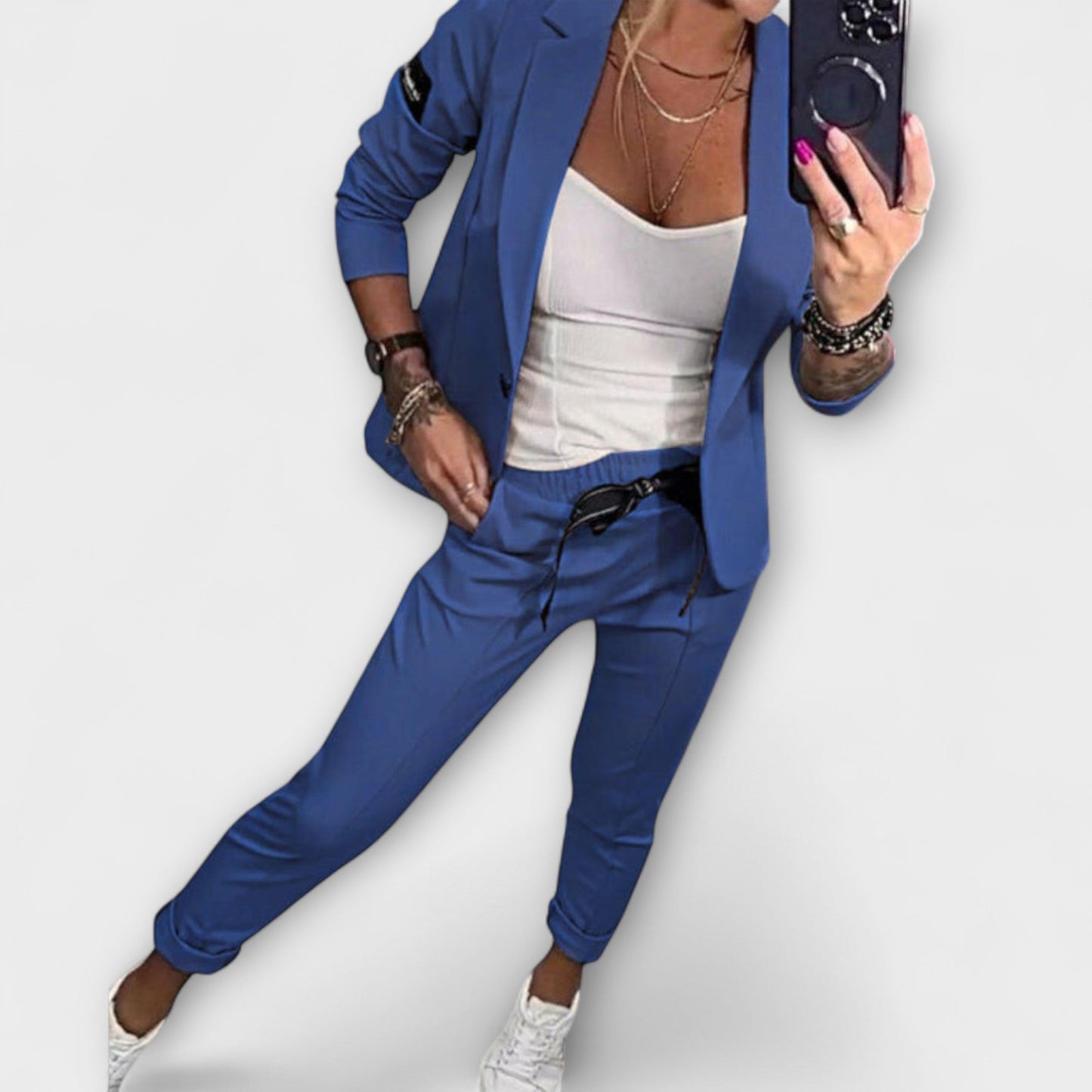 Silja | Elegantes Set aus Oberteil, Jacke und Hose