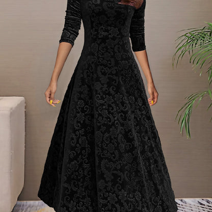 Cécile | Elegantes Samtkleid für die Feiertage