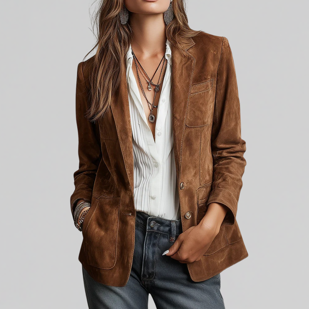 Marcia | Blazer aus weichem Wildleder