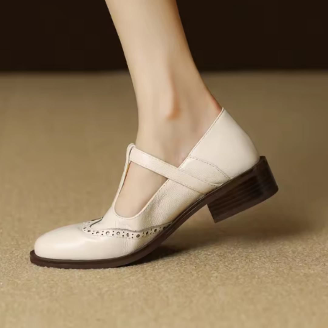 Aline | Mary-Jane-Schuhe mit T-Steg