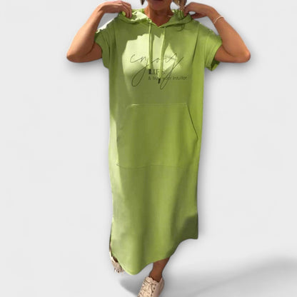 Daisy - Entspanntes Kapuzenkleid