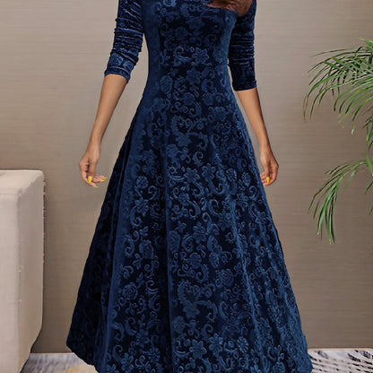 Cécile | Elegantes Samtkleid für die Feiertage