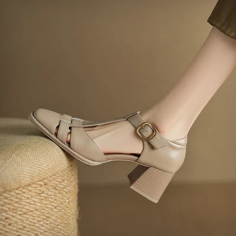 Chiara | Sandalen mit quadratischer Spitze