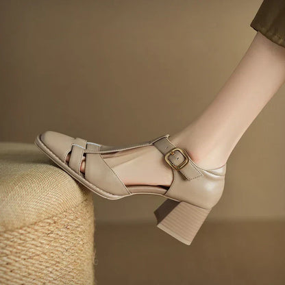 Chiara | Sandalen mit quadratischer Spitze