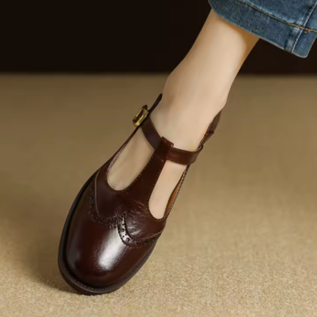 Aline | Mary-Jane-Schuhe mit T-Steg