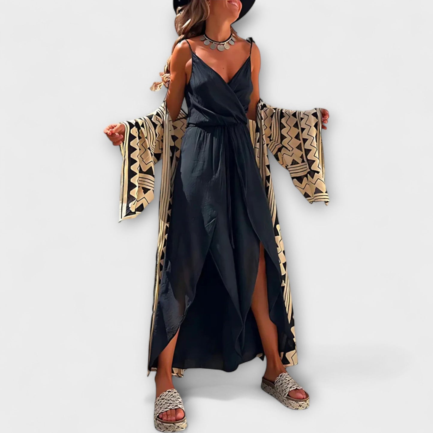 Anna | Donatila Seitenschlitz Jumpsuit