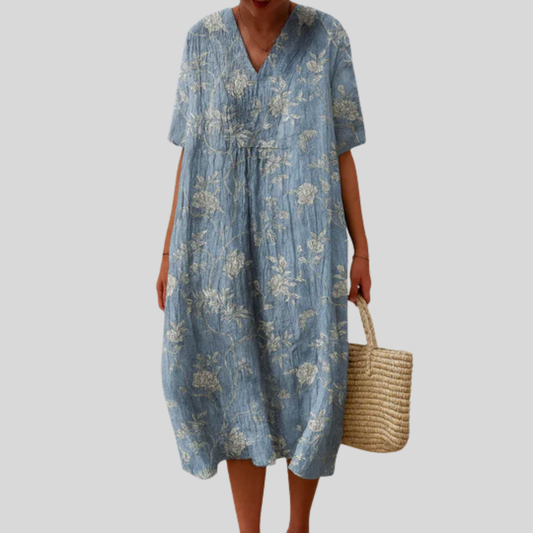 Plasch | Schmeichelndes bedrucktes Sommerkleid