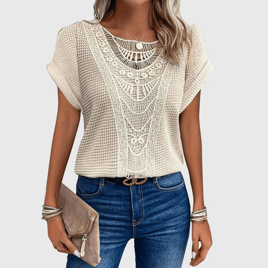 Georgette | Elegante Bluse im Ibiza-Stil