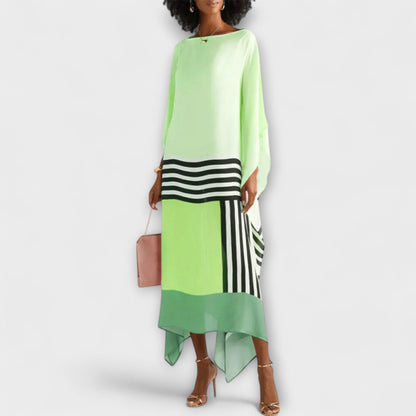 Elenora - Lockerer Kaftan mit geometrischem Muster