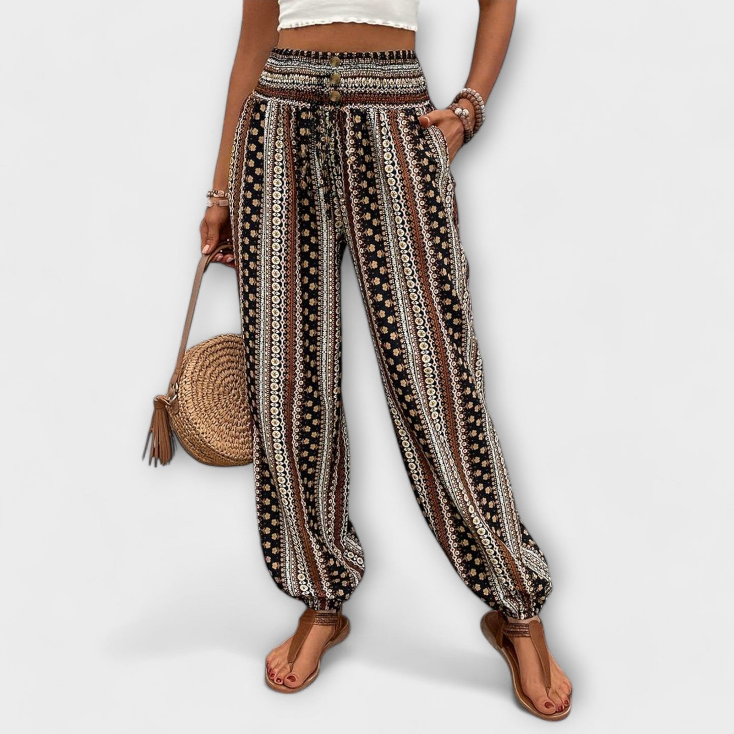 Romana | Hose mit ethnischem Muster