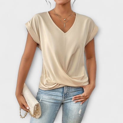 Hannah | Elegantes Oberteil mit V-Ausschnitt