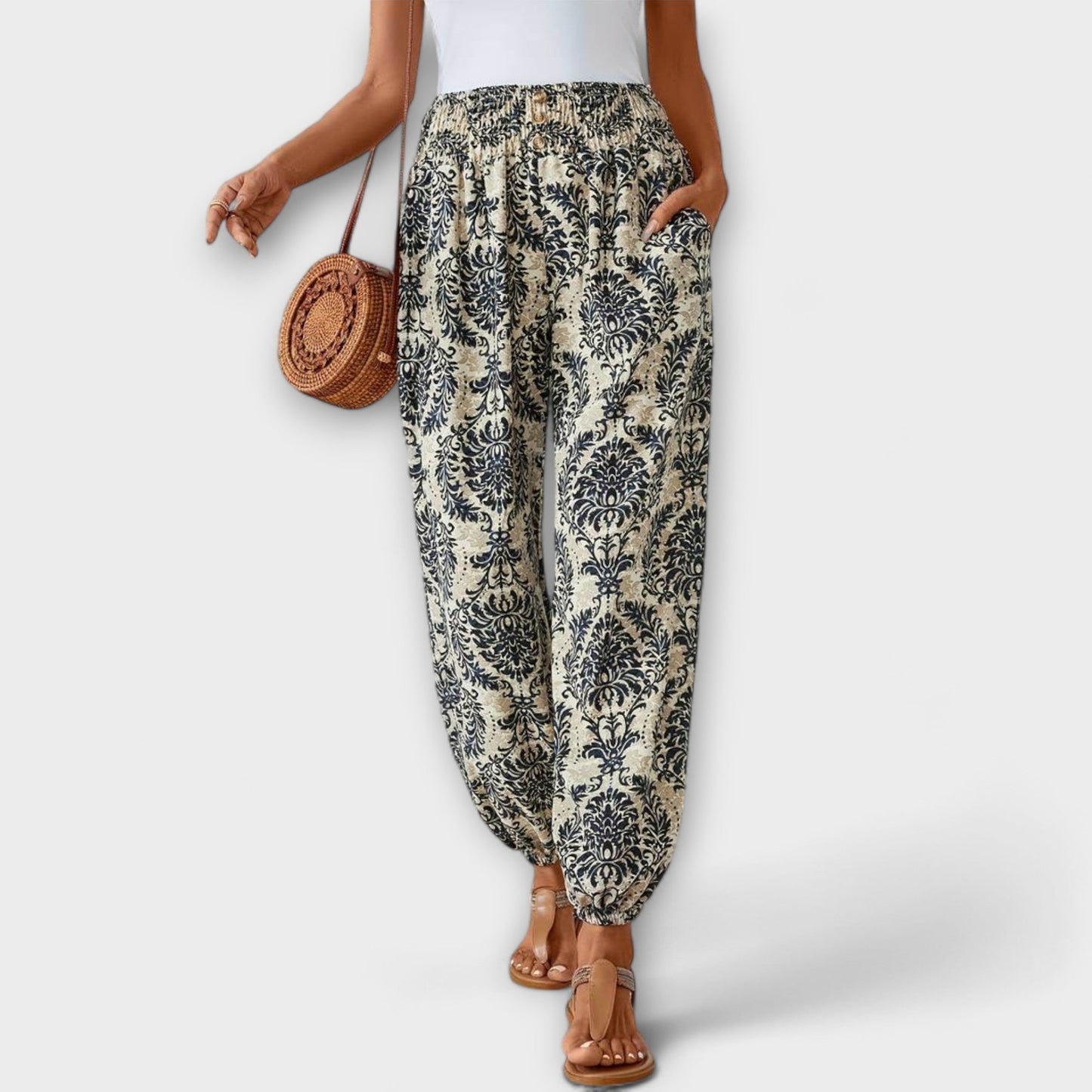 Romana | Hose mit ethnischem Muster