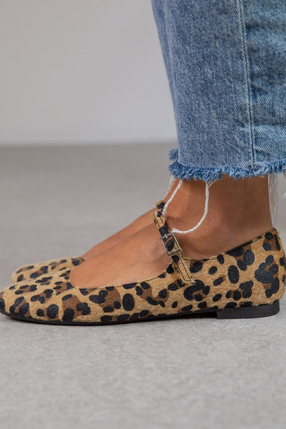 Lena | Ballerinas mit Verschluss und verstellbarem Riemen