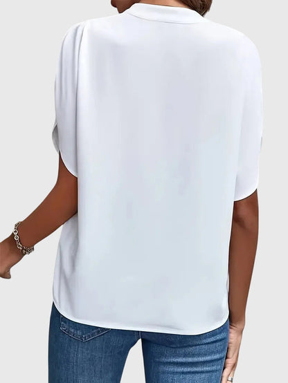 Ella | Weiche elegante Bluse mit V-Ausschnitt