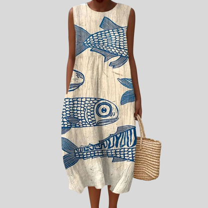 Margrit | Fliessendes und bequemes Kleid