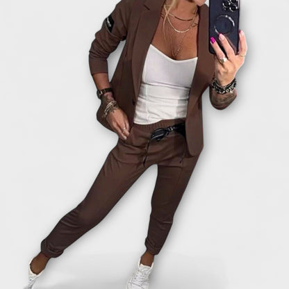 Nadescha | Elegantes Set aus Oberteil, Jacke und Hose