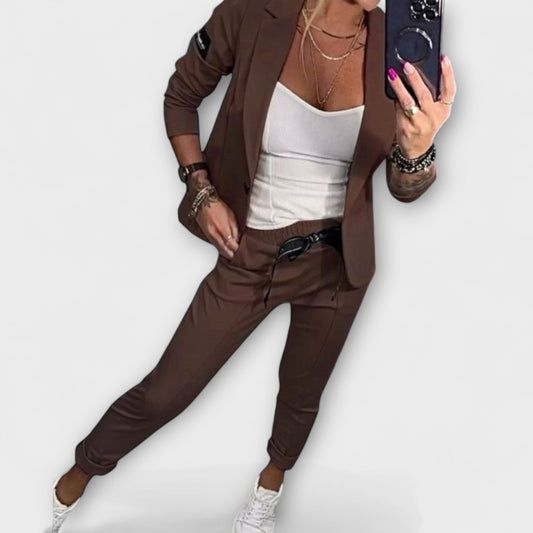 Silja | Elegantes Set aus Oberteil, Jacke und Hose