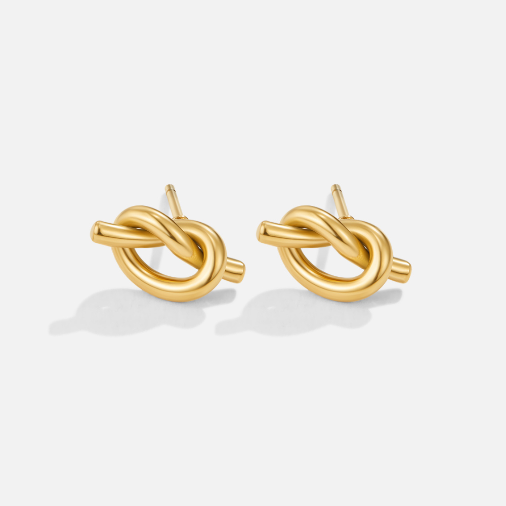 Gilberte | Elegante goldene Ohrringe
