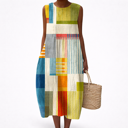 Klärli | Bequemes ärmelloses Sommerkleid