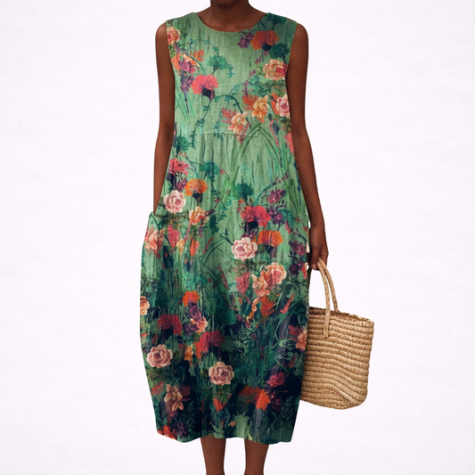 Patrizia | Bequemes ärmelloses Sommerkleid