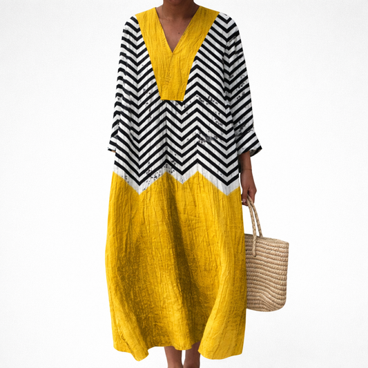Annetta | Schmeichelndes bedrucktes Sommerkleid