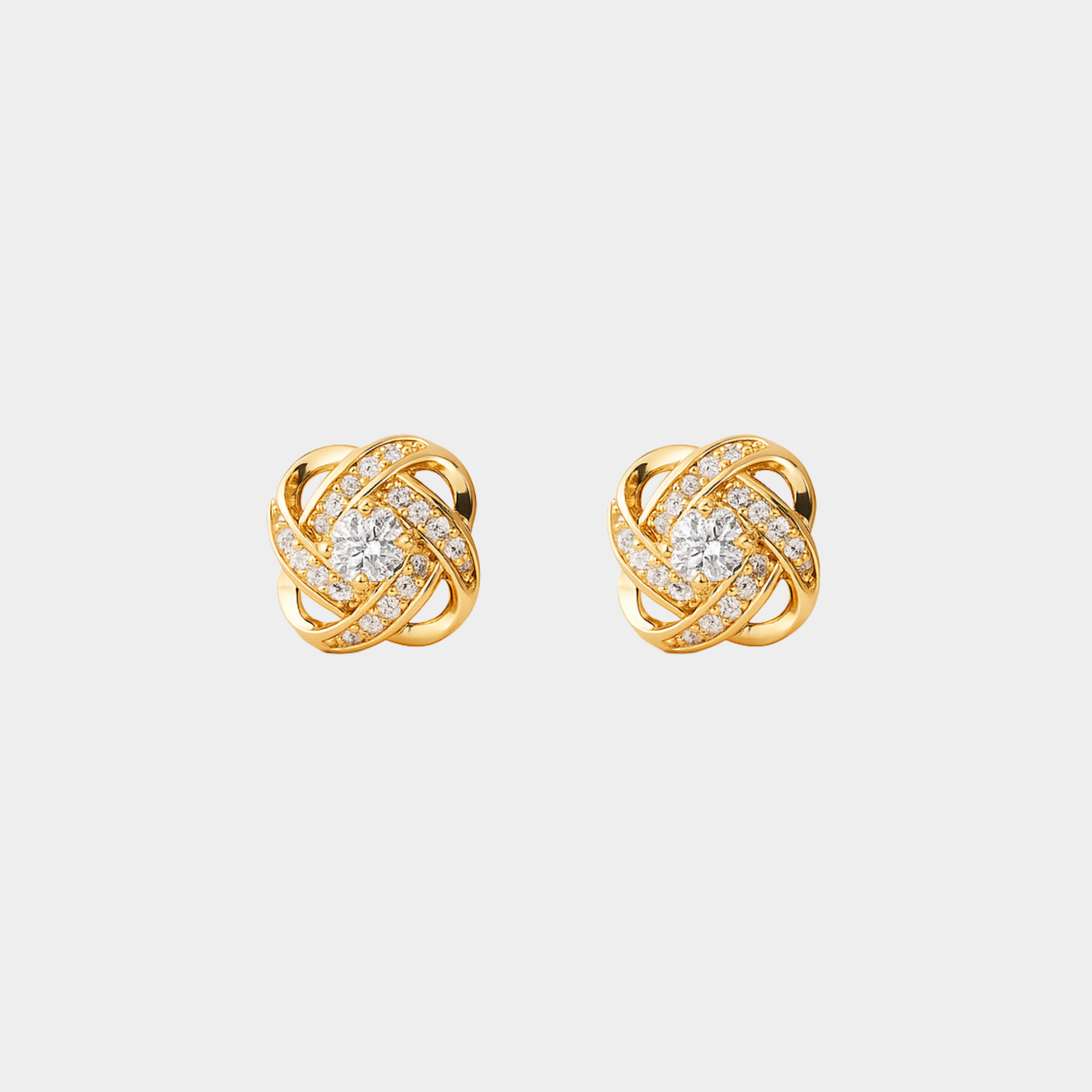 Rosalie | Elegante goldene Ohrringe