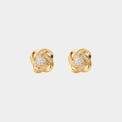 Rosalie | Elegante goldene Ohrringe