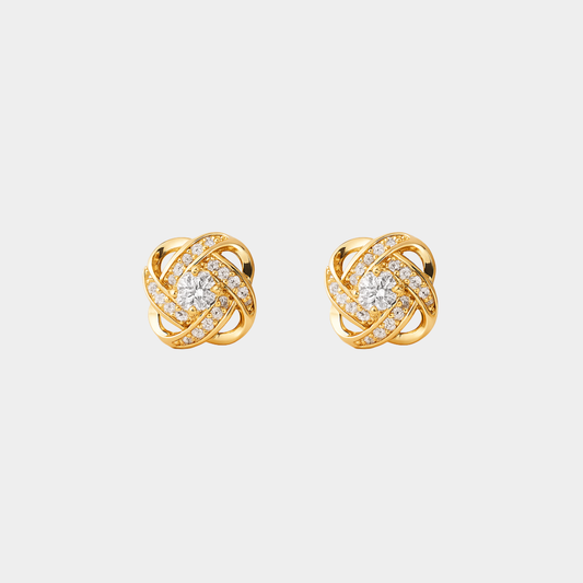 Rosalie | Elegante goldene Ohrringe