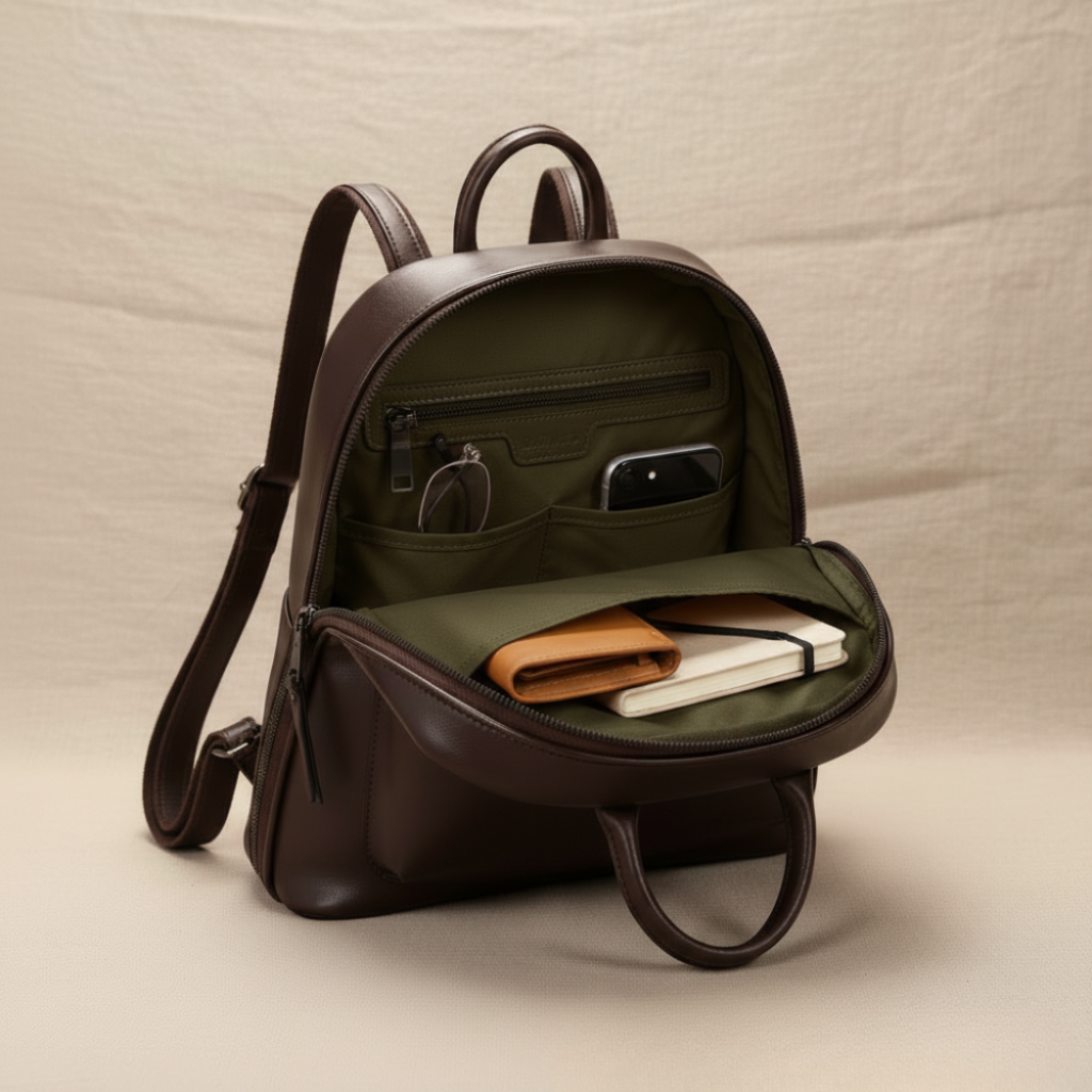 Alex | Doppel-Reissverschluss Rucksack