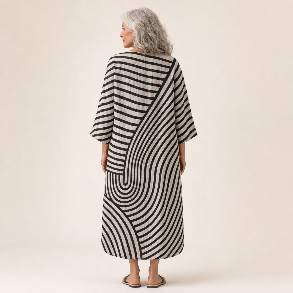 Michaela | Schmeichelndes bedrucktes Sommerkleid