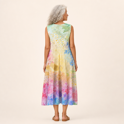 Sonja | Bequemes ärmelloses Sommerkleid