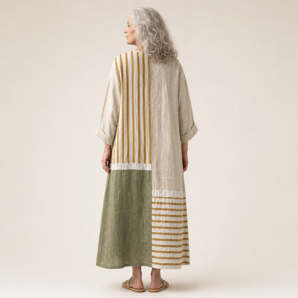 Uorschla | Schmeichelndes bedrucktes Sommerkleid