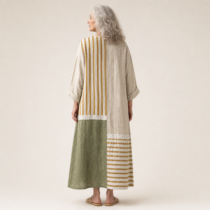 Uorschla | Schmeichelndes bedrucktes Sommerkleid