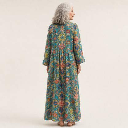 Frida | Schmeichelndes bedrucktes Sommerkleid