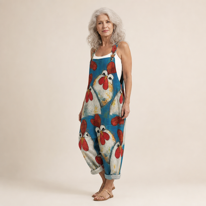 Konstanze | Mohnblumen-Print Boho lebendig