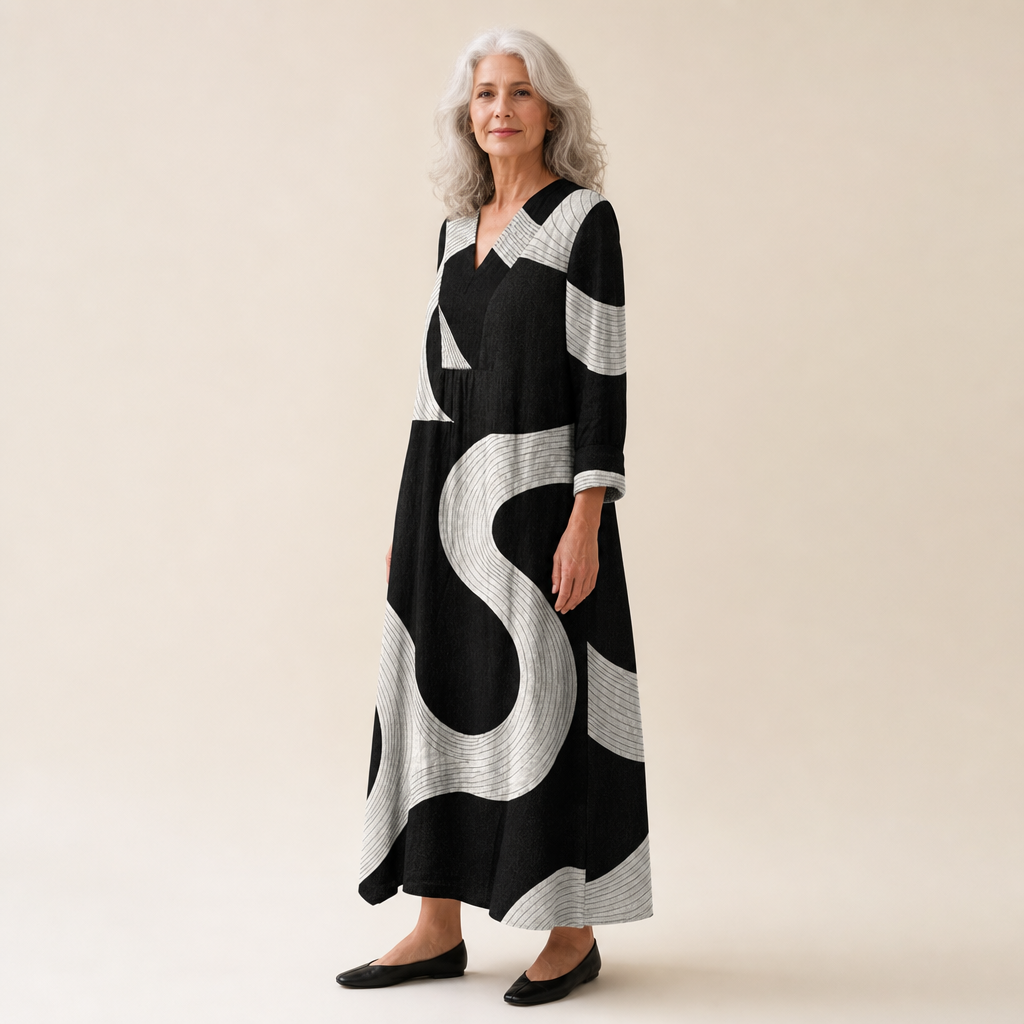 Paula | Schmeichelndes bedrucktes Sommerkleid