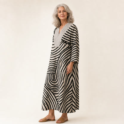 Noemi | Schmeichelndes bedrucktes Sommerkleid