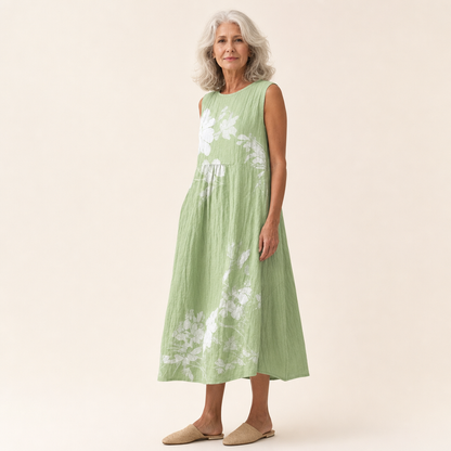 Stefanie | Bequemes ärmelloses Sommerkleid