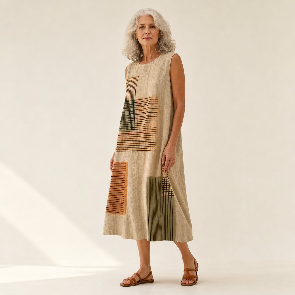 Therese | Bequemes ärmelloses Sommerkleid