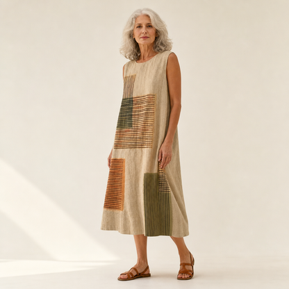 Therese | Bequemes ärmelloses Sommerkleid