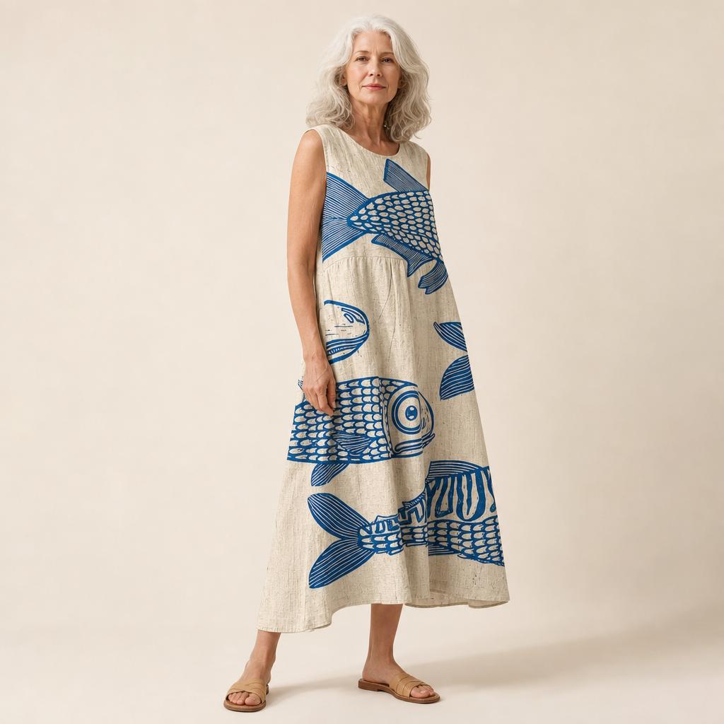 Margrit | Fliessendes und bequemes Kleid