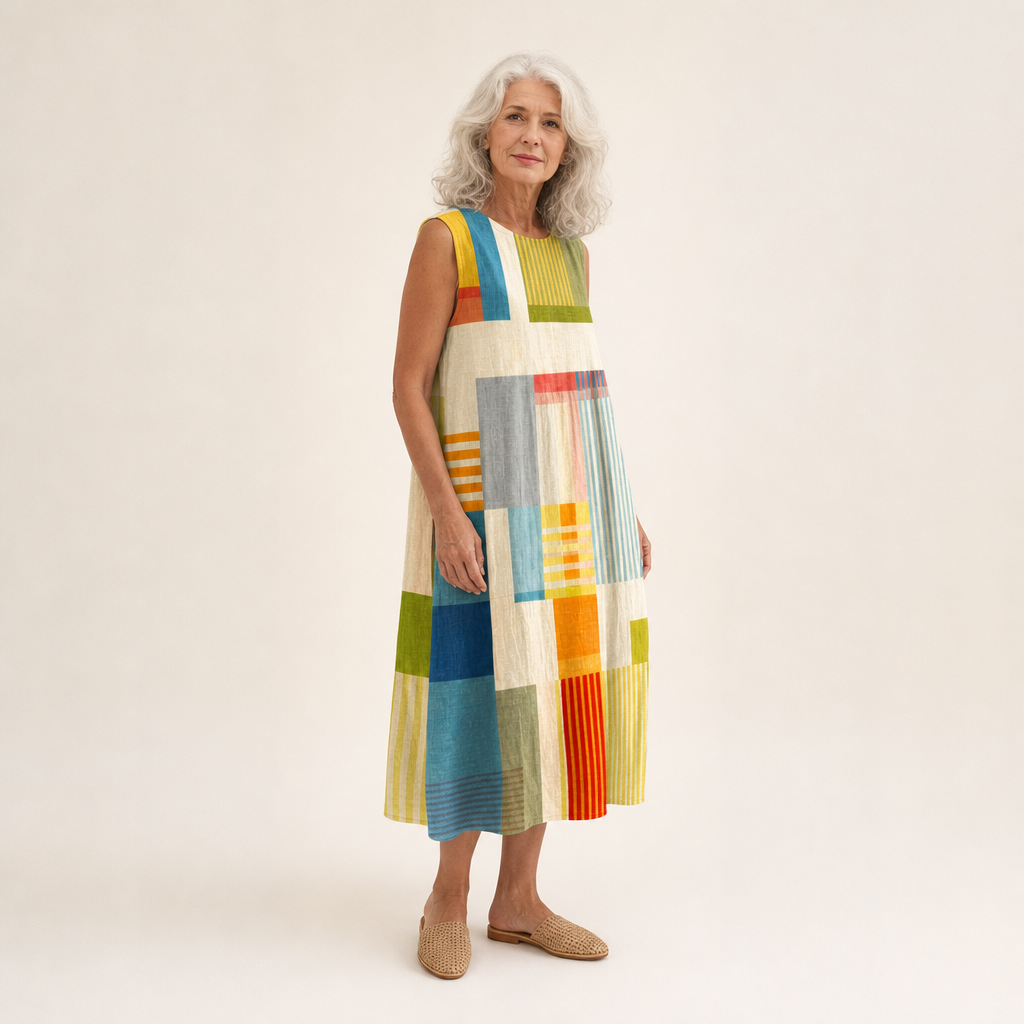 Klärli | Bequemes ärmelloses Sommerkleid