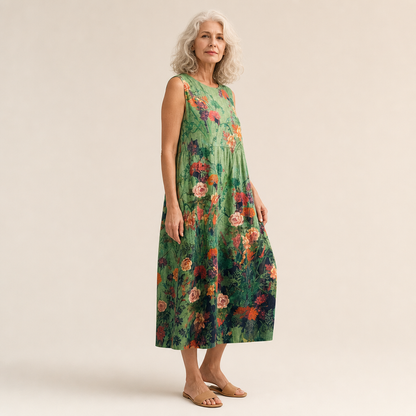 Patrizia | Bequemes ärmelloses Sommerkleid