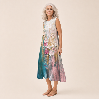 Erika | Bequemes ärmelloses Sommerkleid