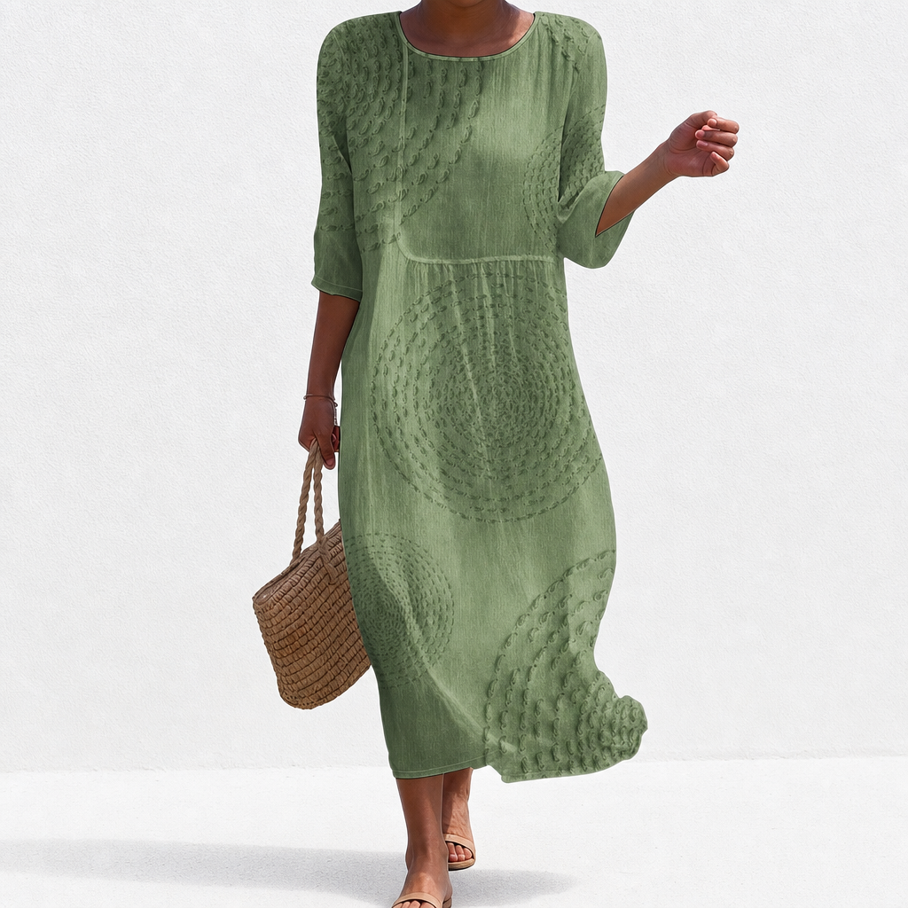 Capucine | Lässiges besticktes Kleid