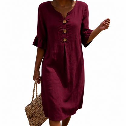 Constance | Lässiges Kleid mit Blumenmuster
