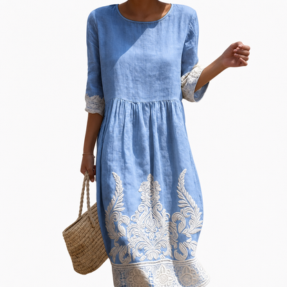 Margaux | Lässiges Kleid mit Blumenmuster