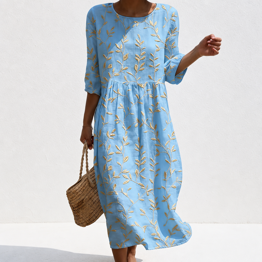 Amélie | Lässiges Kleid mit Blumenmuster