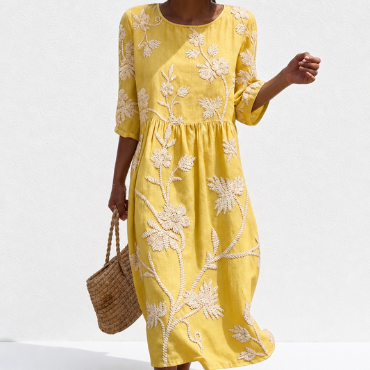 Sidonie | Lässiges Kleid mit Blumenmuster